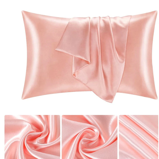 Luxury Satin Pillowcase – Smooth, Skin & Hair-Friendly Pillow Cover (66x51cm)