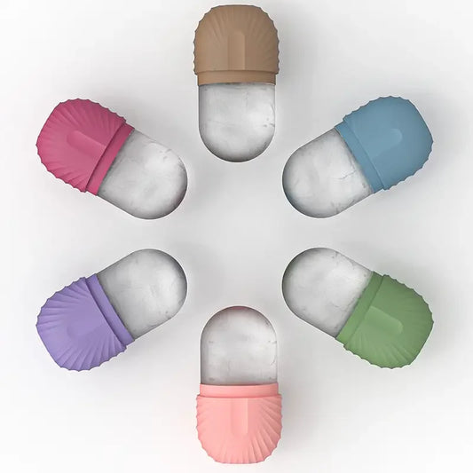 Ice Roller Beauty Tool, Facial Massager for Lifting and Depuffing with Ice Mold Included