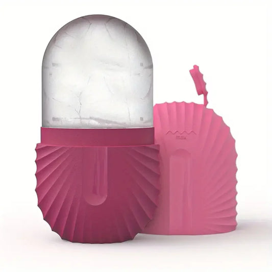 Ice Roller Beauty Tool, Facial Massager for Lifting and Depuffing with Ice Mold Included